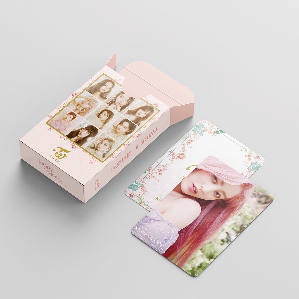 54pcs/set KPOP TWICE Kartu Lomo MORE &amp; MORE Photocards Koleksi Album HD