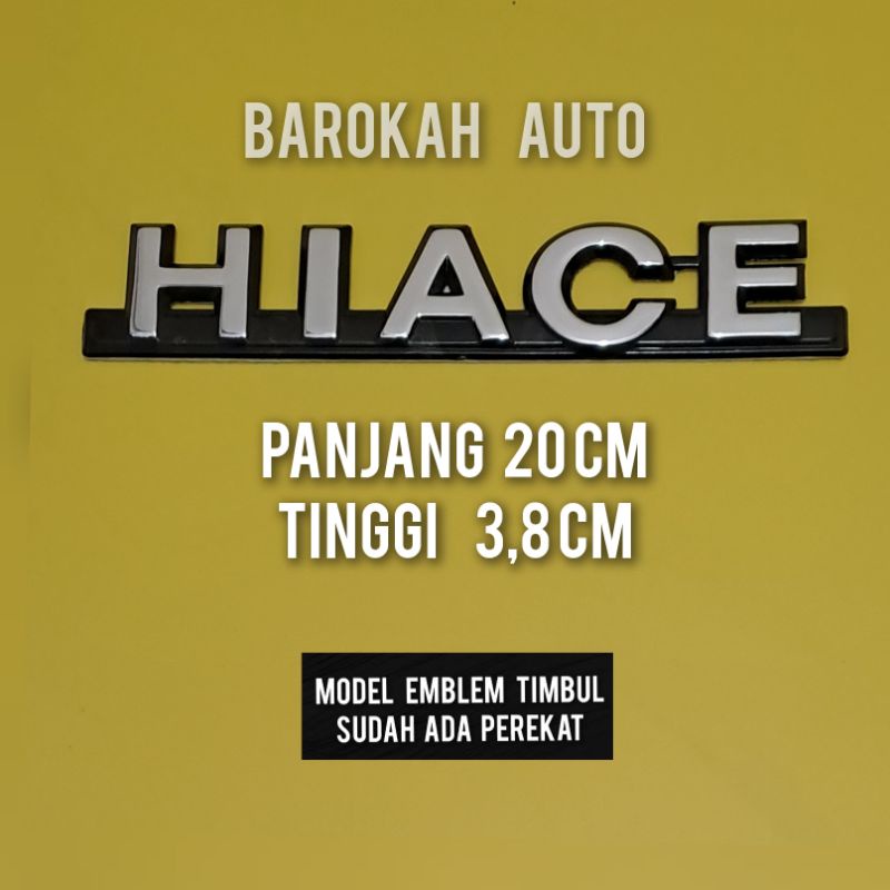 toyota haice logo mobil emblem hiace lama