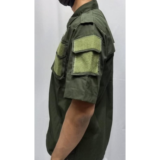 Kemeja Tactical 511 Pendek Hijau Army terbaik
