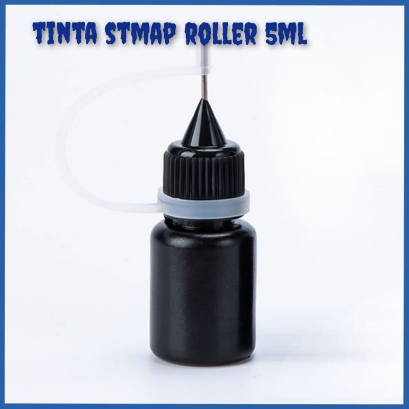 TINTA STAMP ROLLER TINTA HITAM 5ML TINTA STEMPEL STAMP INK