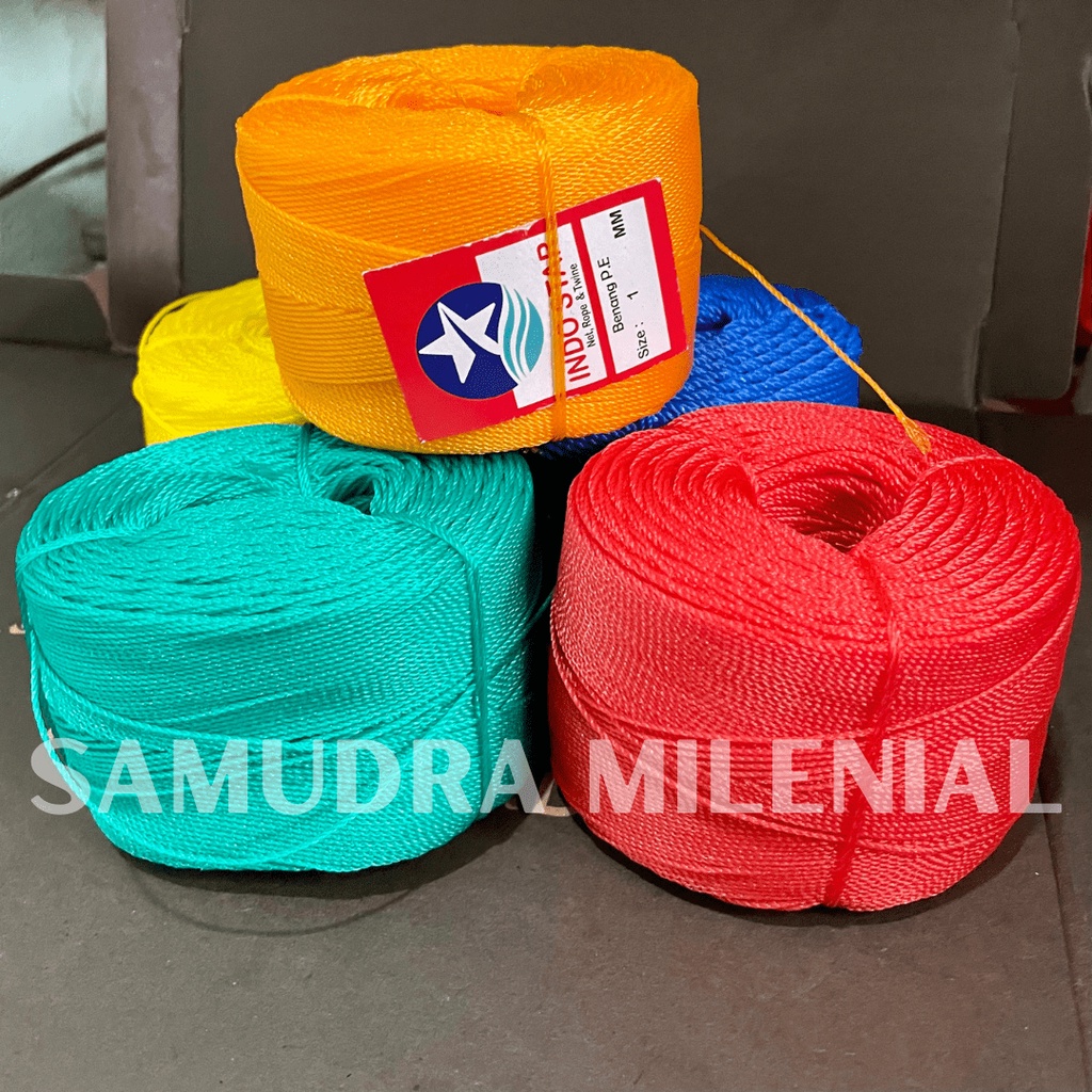 

Tali LATO LATOO Tambang Kecil 1mm / Tambang PE 1 mm MURAH +/- 200 Meter