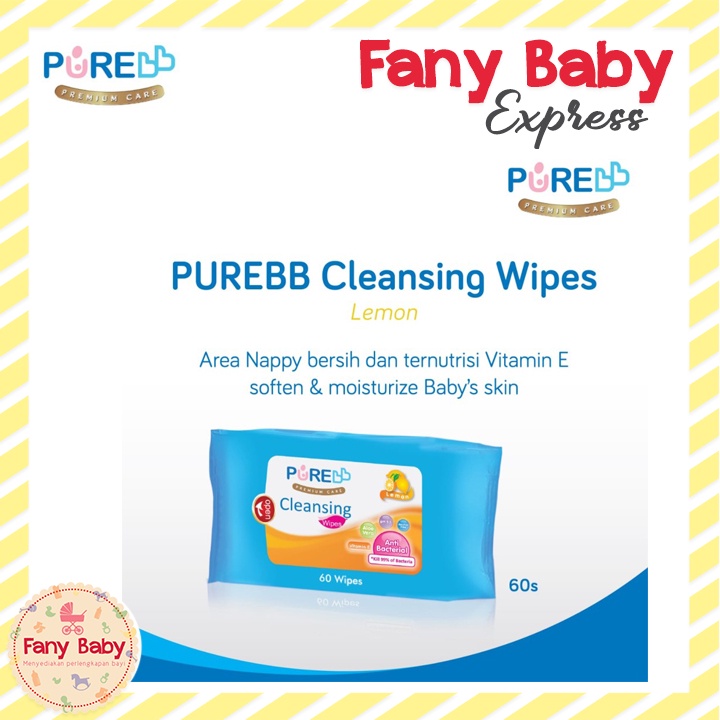 PURE BB CLEANSING WIPES 60 SHEETS