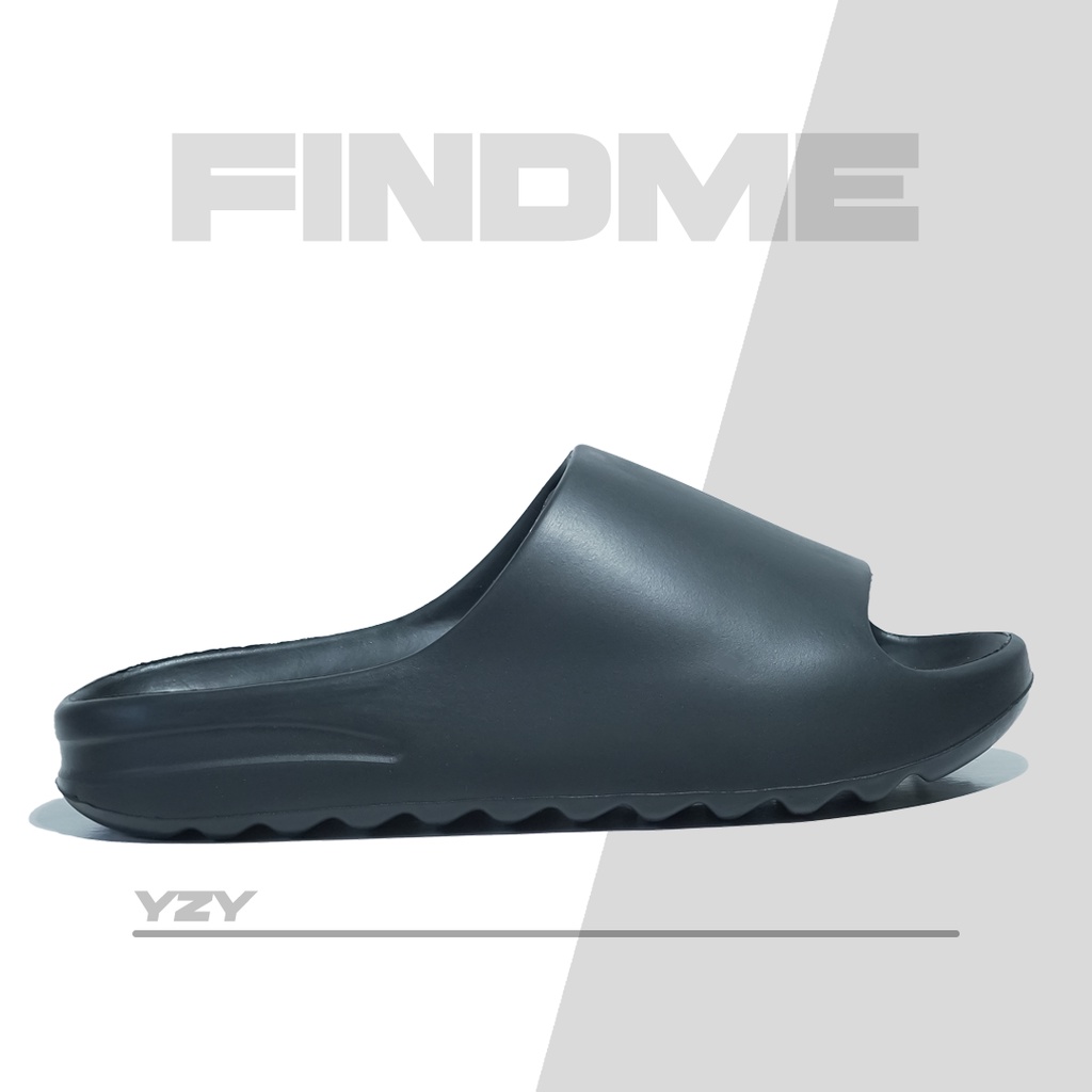 SANDAL WANITA PRIA YIZI KEREN BANGET SOLE GERIGI ANTI SLIP BAHAN RUBBER IMPORT YZY
