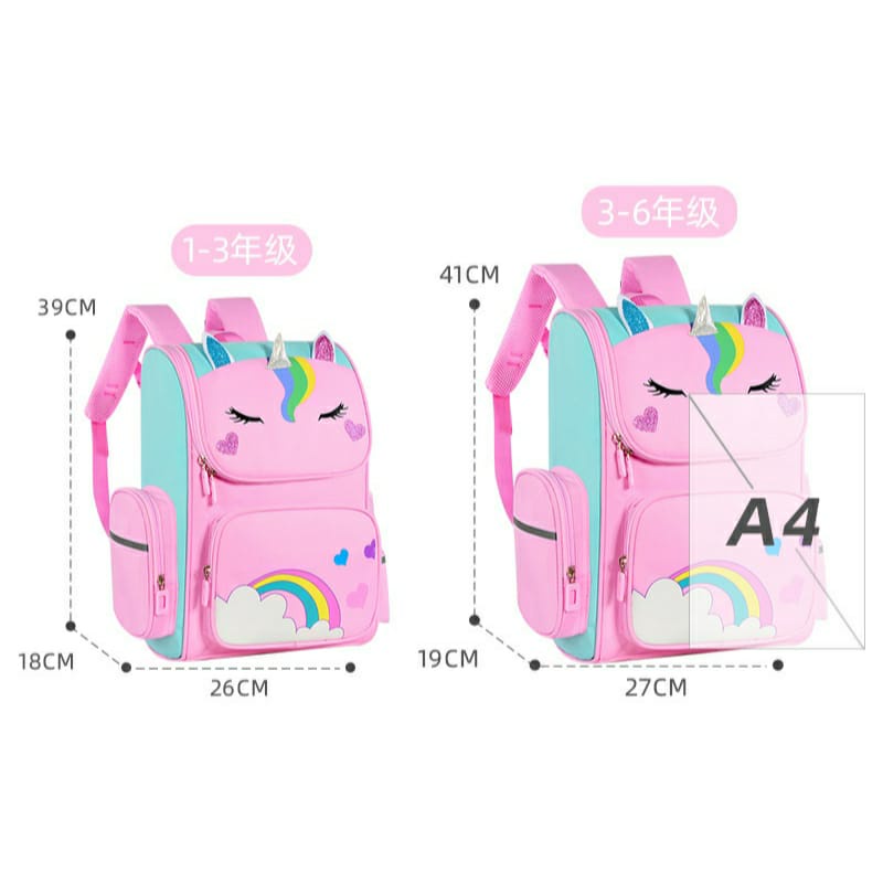 TAS ANAK RANSEL SEKOLAH PREMIUM TEBAL / Tas Ransel anak Sekolah IMPORT tahan air untuk Anak Perempuan Anak Laki-laki