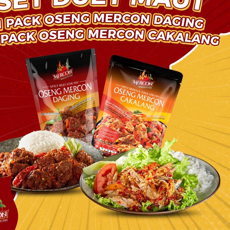 

PROMO [FG2] Mercon Merah Putih - Set Duet Maut || Oseng Mercon Daging + Cakalang