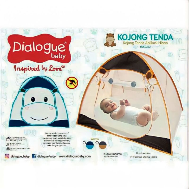 Dialogue Kojong Hippo DLK0262/Kelambu Tidur Bayi