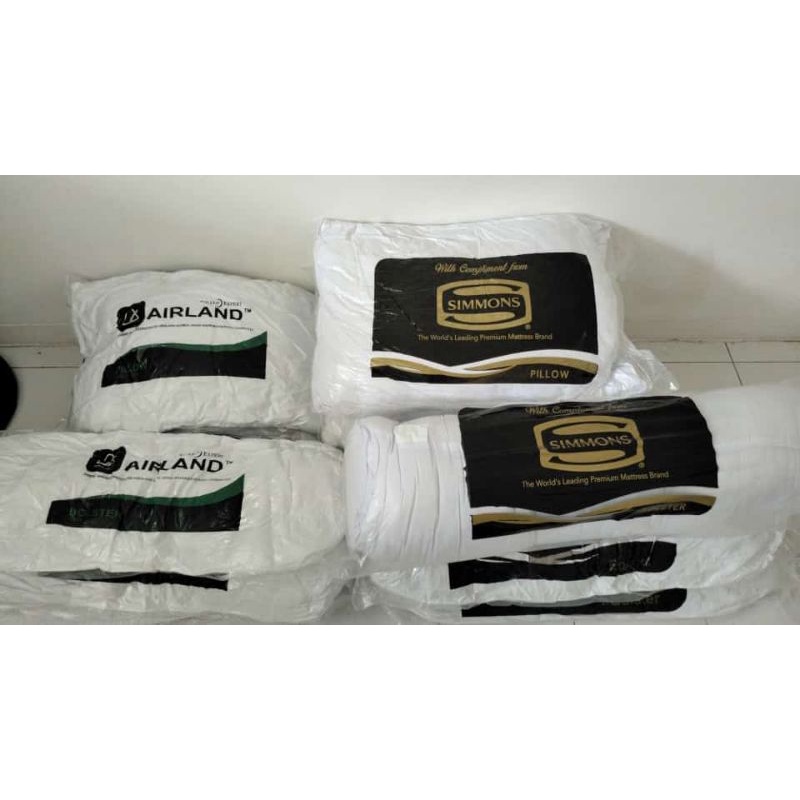 Bantal SIMMONS 100% ORIGINAL harga PABRIK, Bantal Simmons murah, Bantal airland murah