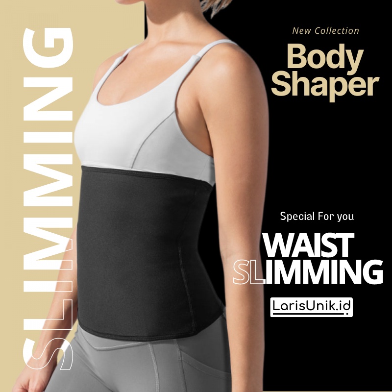 Korset Perut Buncit Pelangsing Waist Hot Shapers Korset Pembakar Lemak Pria Wanita Underwear