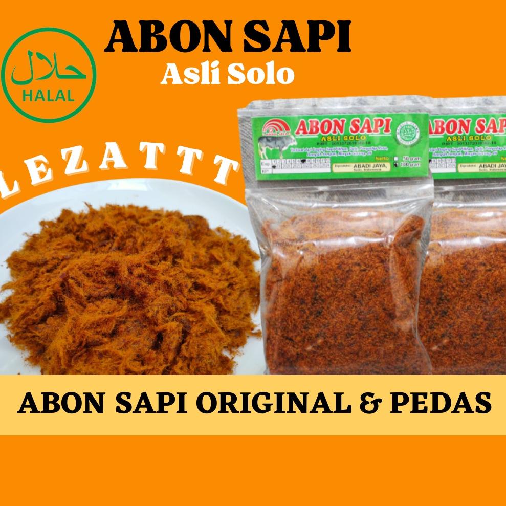 

Buruan beli ABON SAPI ASLI SOLO 250gr | 100gr ABON SAPI RASA ORIGINAL DAN RASA PEDAS | A04 Ramayana