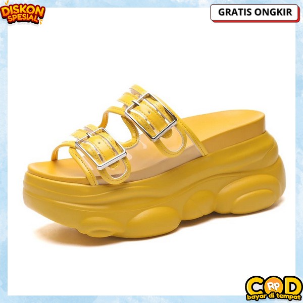 Sandal Wedges Harian Nyaman Wanita Import Nn 17 Santai Model Laser Untuk Sendal Widges Pesta Kerja C