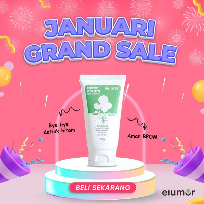 [Ready Stock] Elumor Oxter Cream New Formula