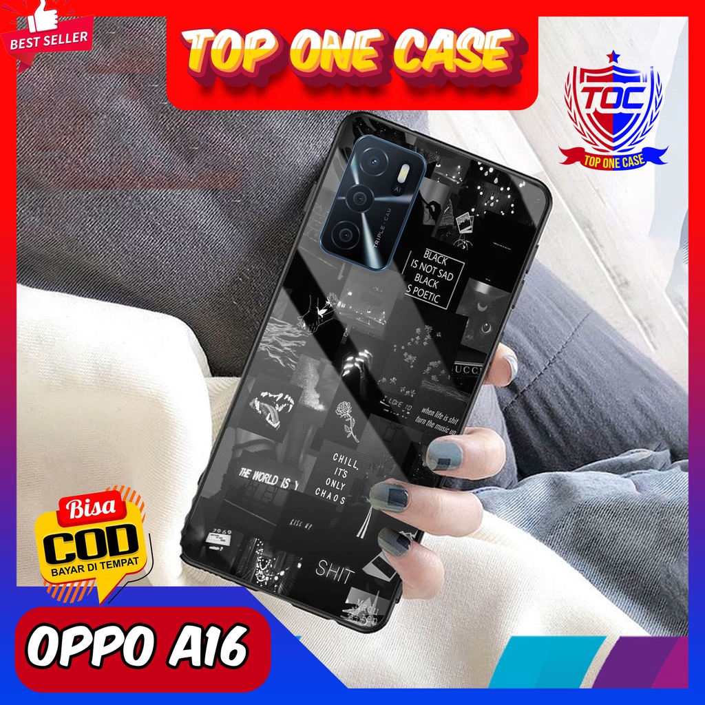 Case OPPO A16 - Casing OPPO A16 Terbaru Top One Case [ MOTIF ESTETIK ] Casing Hp OPPO A16 - Silikon 