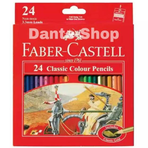

BAYAR DITEMPAT Pensil Warna 24 Faber Castell Classic !