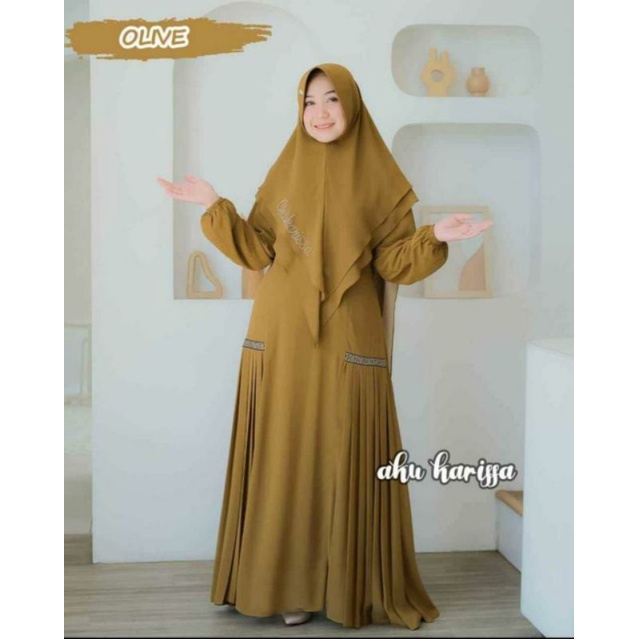 Gamis set melany ceruty by aku karissa original product