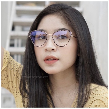 【NG】Kacamata Cat Eye Minus Wanita Frame Anti Radiasi