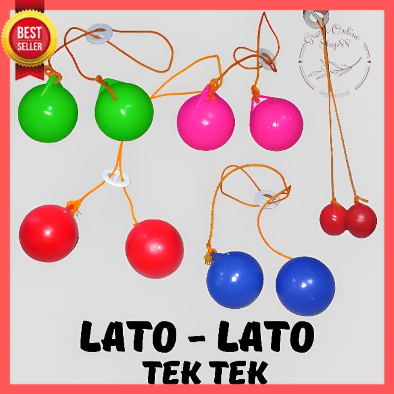 GOS -I308- Latto-Latto Bening Tembus Cahaya - Mainan Latto Latto Tek Tok - Lato Lato Glow in the dark