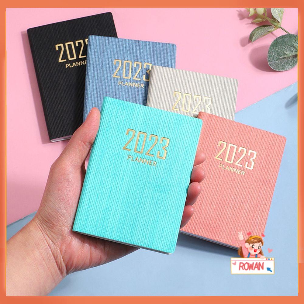 R-flower 2023agenda Notebook Pocket Gift Alat Tulis Kantor Sekolah Perlengkapan Untuk Do List 365hari Diary