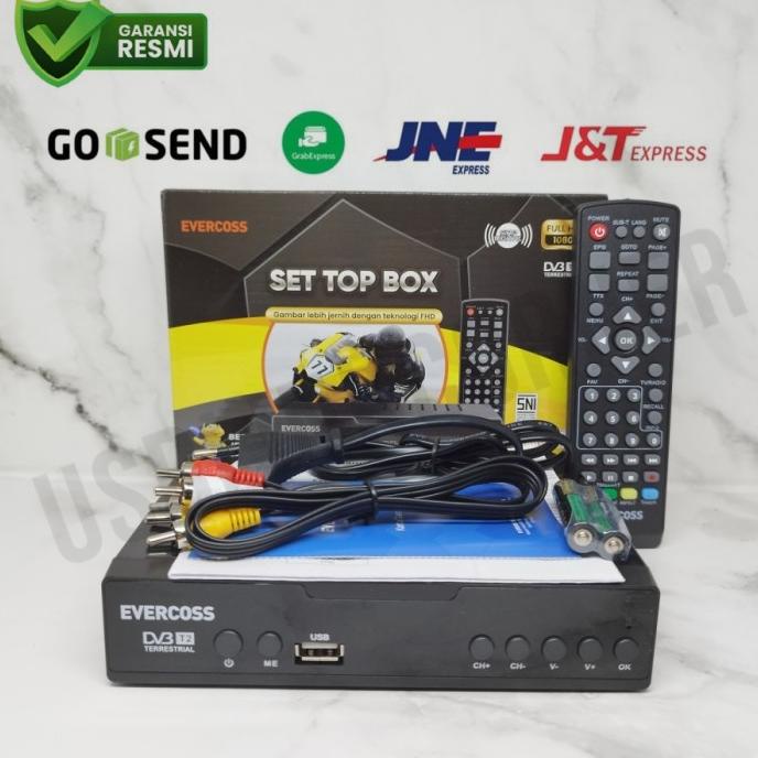 Set Top Box TV Digital Evercoss Max DVB T2 Evercoss Megabox - ORIGINAL