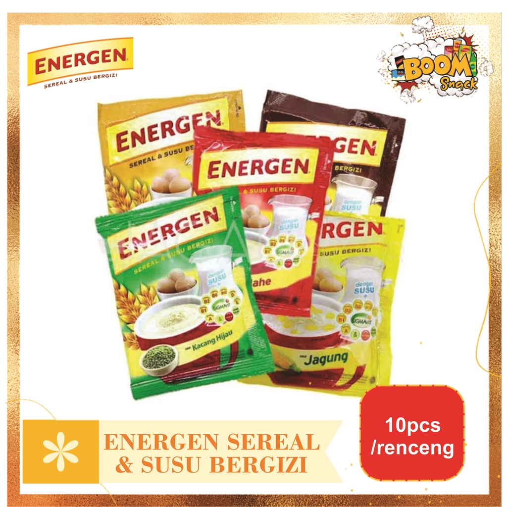 RCG - Energen Sereal &amp; Susu Bergizi Sachet isi 10pcs