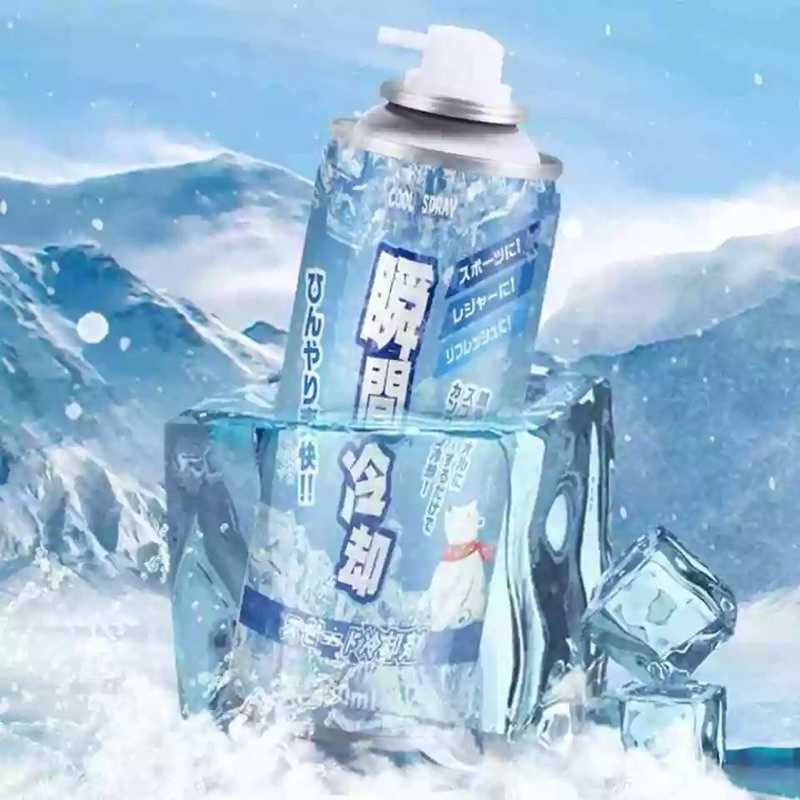 Cray Spray Pendingin Mobil Rapid Cooling Agent 260ml 350ml Penyejuk Udara Spray Ice