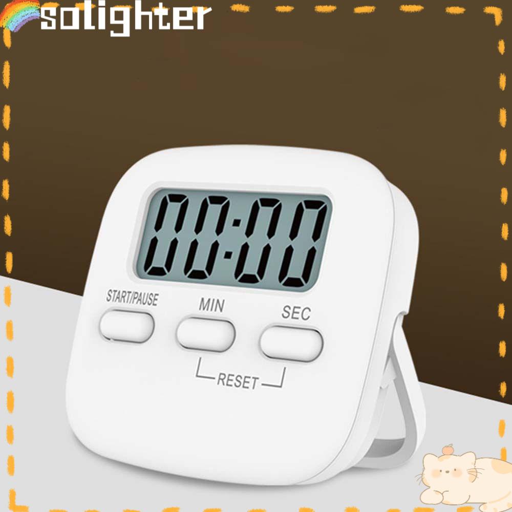 Solighter Digital Timer Countdown Timer Masak Belajar Stopwatch Pengingat Masak