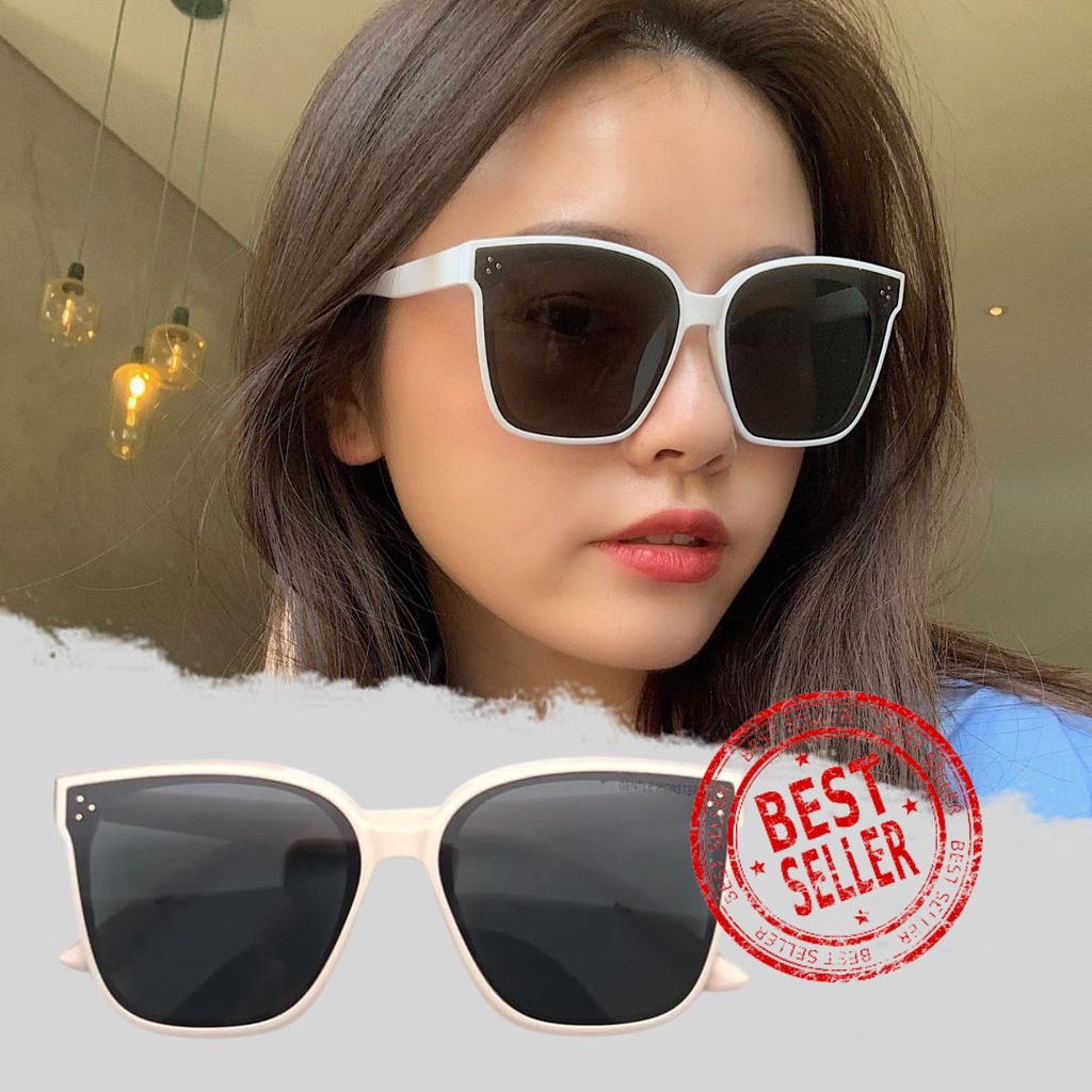 Kacamata Hitam Pria Wanita mata kucing tiga tititk Retro Kacamata Hitam Wanita Sunglasses