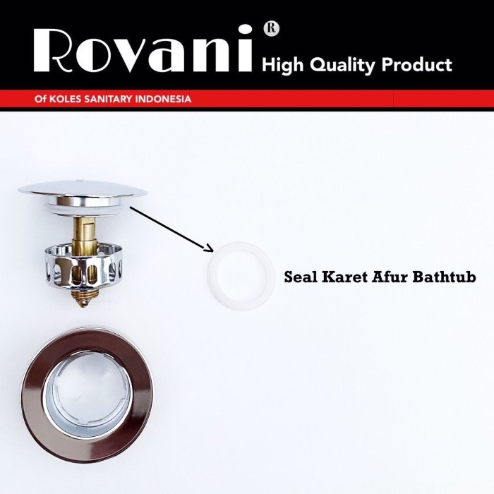 Hub Seal Karet Afur Bathtub Afur Tray Koles Rv1279 Kamar Mandi