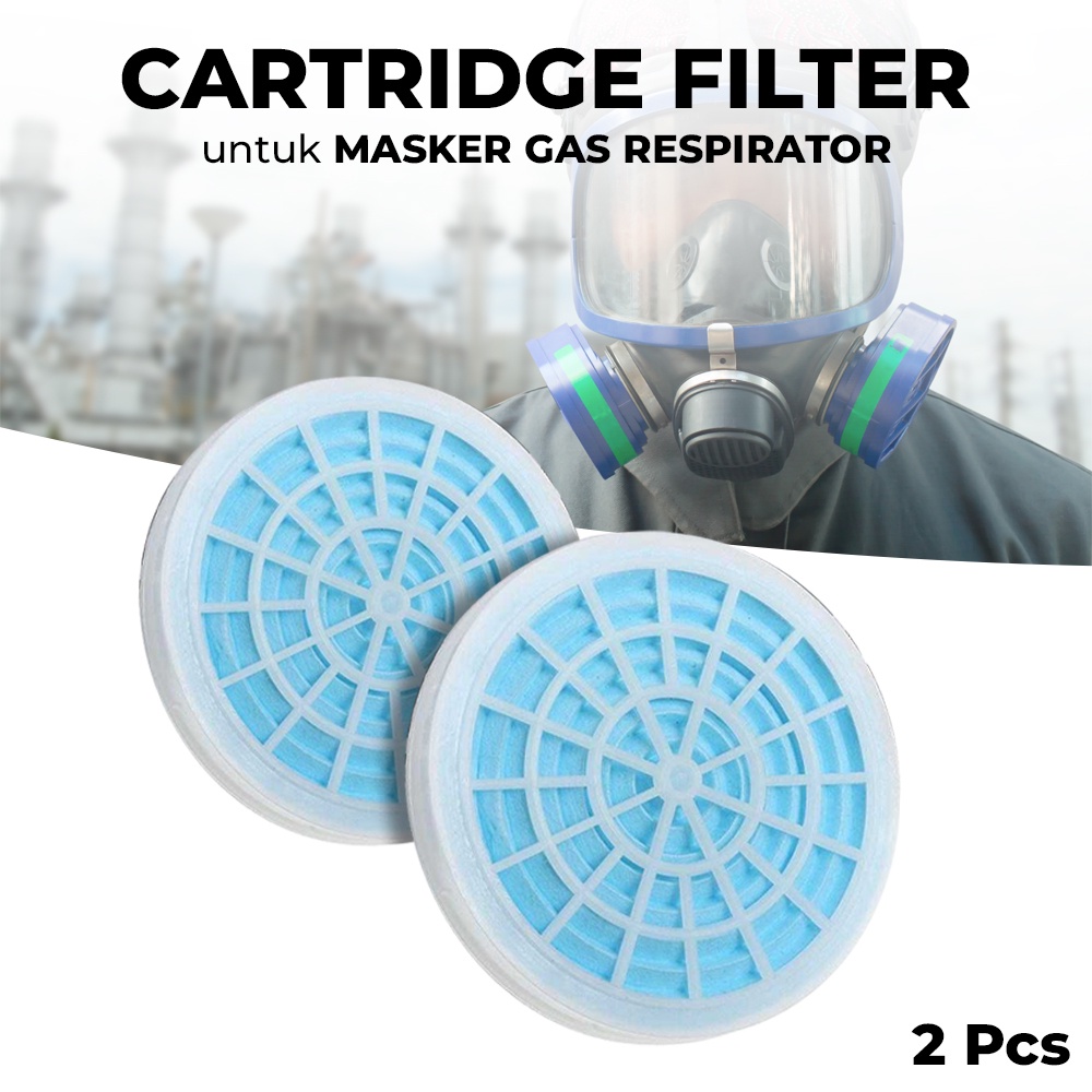 G-ORIi Powercom Cartridge Filter Untuk Masker Gas Respirator Sf021 Or-i