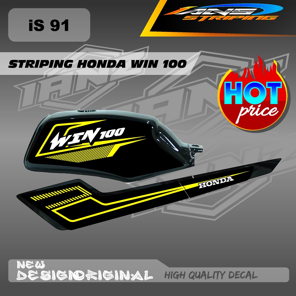 TERBARU STIKER CUSTOM WIN100 BAHAN BERKUALITAS MENGUNAKAN MATERIAL HOLOGRAM / NON HOLOGRAM IS91