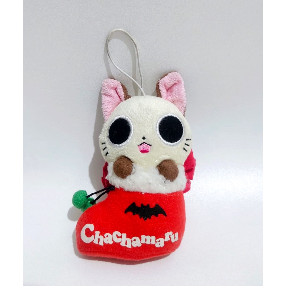 Gantungan Boneka Nyanpire Gothic Chachamaru Cat Original Jepang