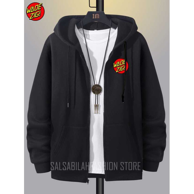 [BISA COD] SWEATER HOODIE WDZG ZIPPER RESLETING TEBAL KUALITAS DISTRO UNISEX M L XL XXL