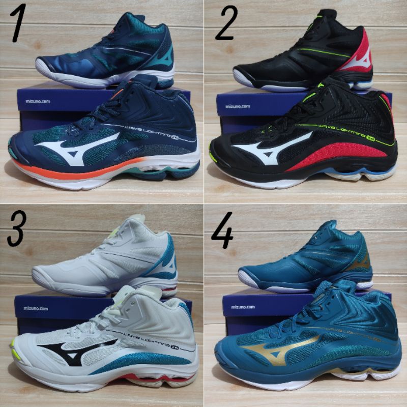 Sepatu voli Mizuno wlz6 mid premium quality
