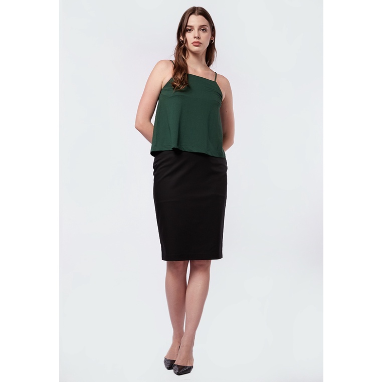 Executive Basic Mini Skirt Black