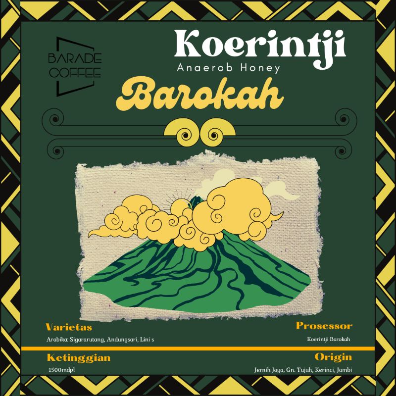 

Kopi Arabika Kerinci Anaerob Honey Biji/Bubuk 200gr