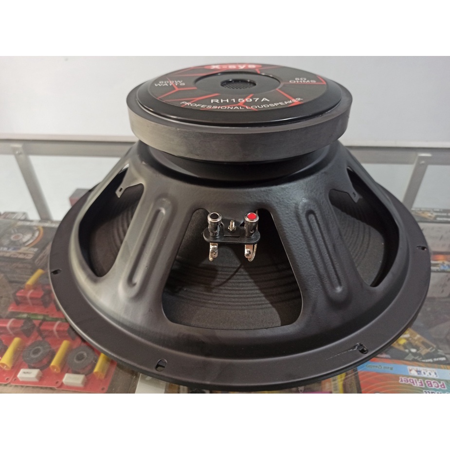SPEAKER XSYS 600W MID LOW 15 INCH MANTAP 15INCH X-SYS SPOLL 3INCH