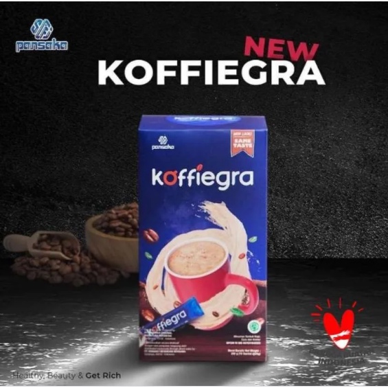 Kofiegra Kopi Stamina dengan  Ginseng dan Cordyseps Isi 10 Sachet Pansaka