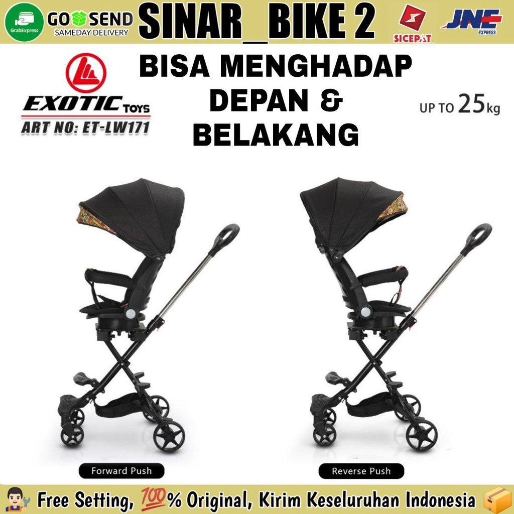 Baby Magic Stroller EXOTIC LW 171 Kanopi Kereta Dorong Bayi By Pacific