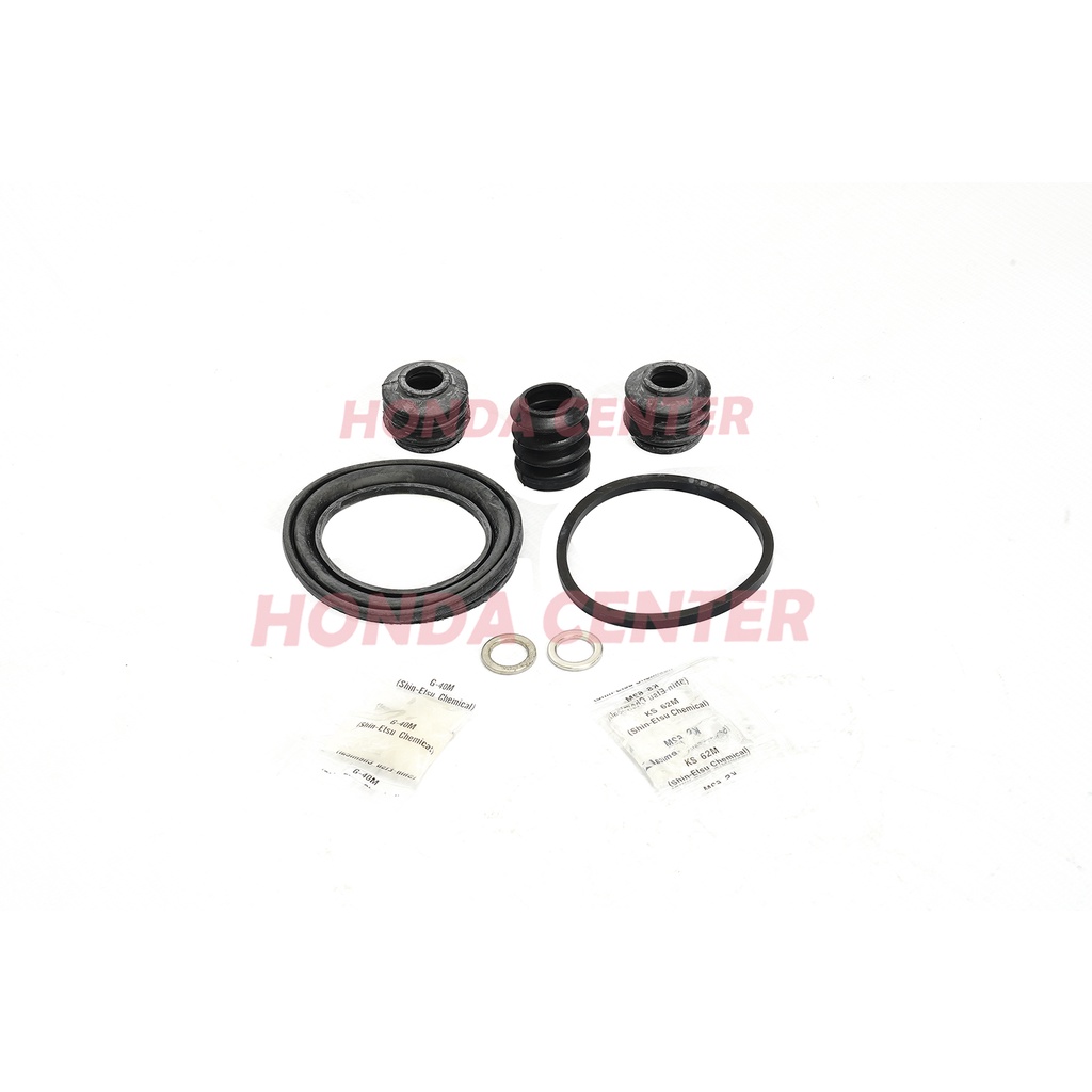 Kaliper caliper kit seal karet piston rem honda accord prestige 1986 1987 1988 1989 01463-SE0