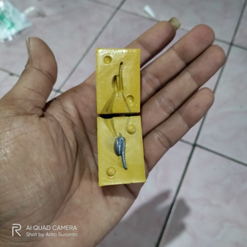 Moulding Cetakan Timah Pemberat SF Soft Frog