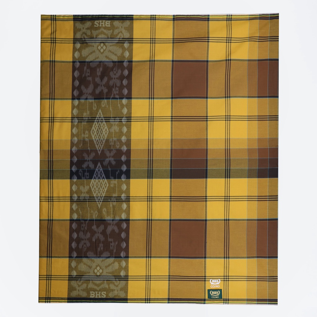 Sarung BHS Cosmo Kombinasi Warna Kuning / BHS COSMO