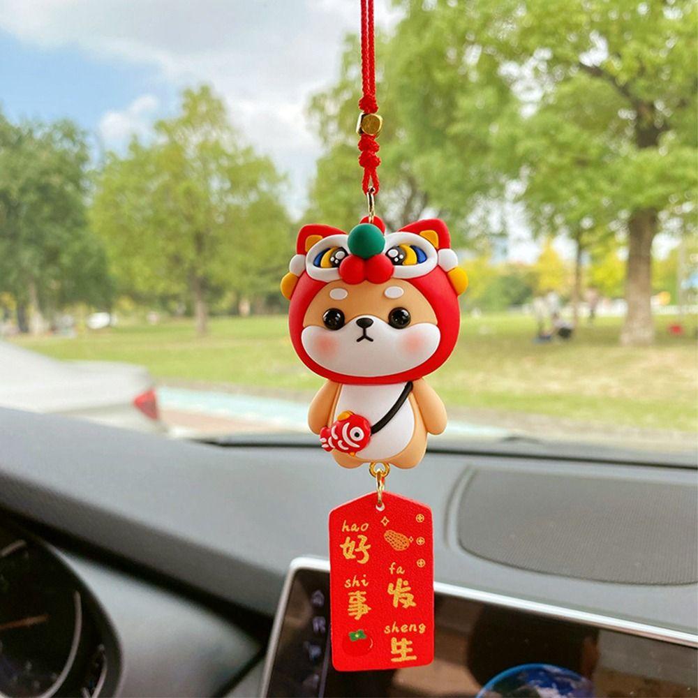 Suyo Kelinci Gantung Liontin Charm Animal Rumah Kaca Spion Ornamen