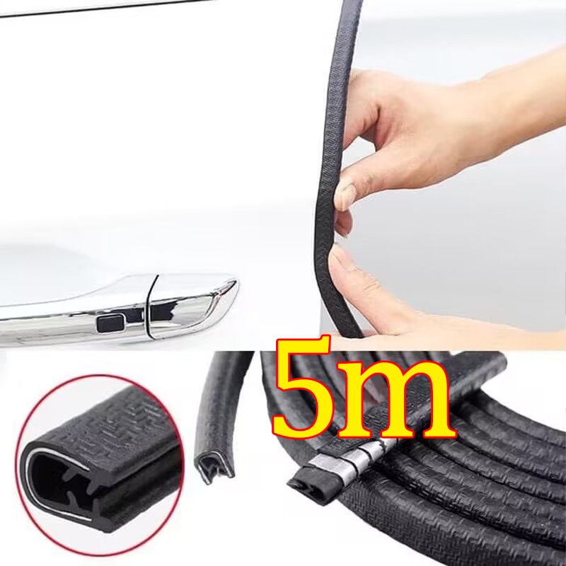 Karet Lis List Pengaman Pelindung Pintu Mobil 5m Door Guard Peredam