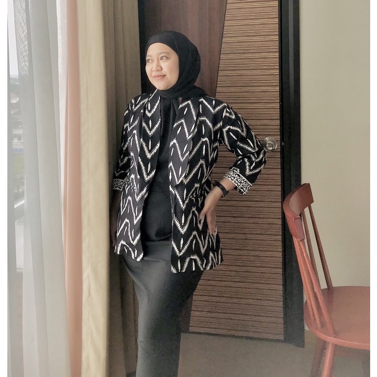 Blazer Batik/Outer Batik/Batik Blazer/Blazer Kantor/Blazer Batik Kantor