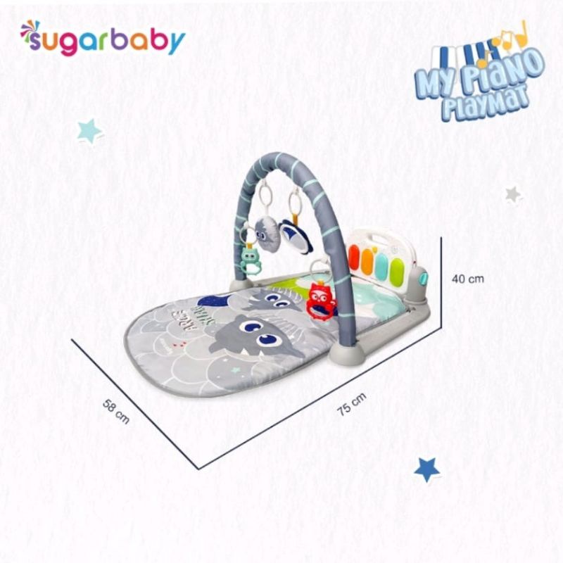 Sugar Baby Playmat My Piano | Playmat Bayi | Mainan Bayi | Piano Playmat / Playgym | Matras Bayi