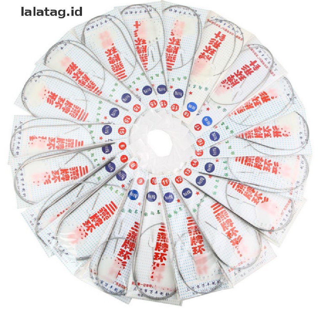 [lalatag] Circular Knitg s Kait Crochet Kerja Stainless Steel [ID]