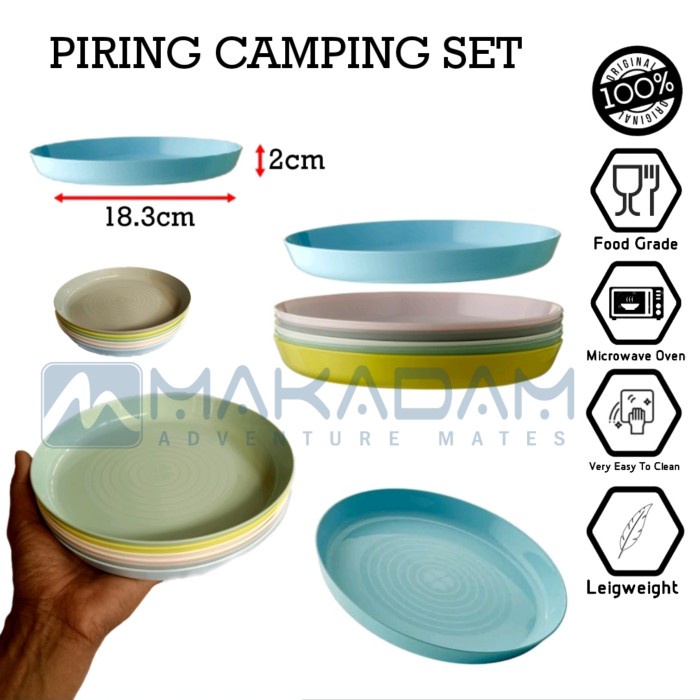 piring set camping portable hiking