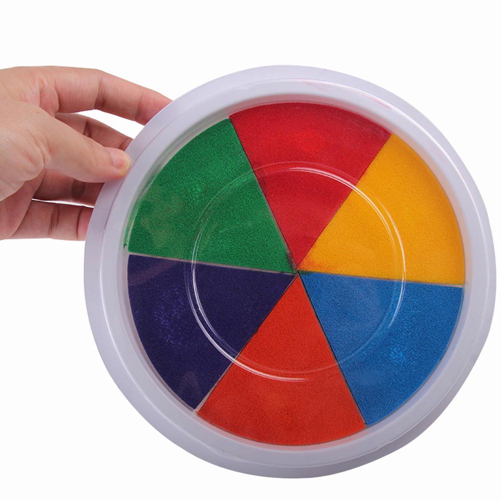 

Finger Painting Ink Pad Tinta untuk Kuas Roller Stamp Washable