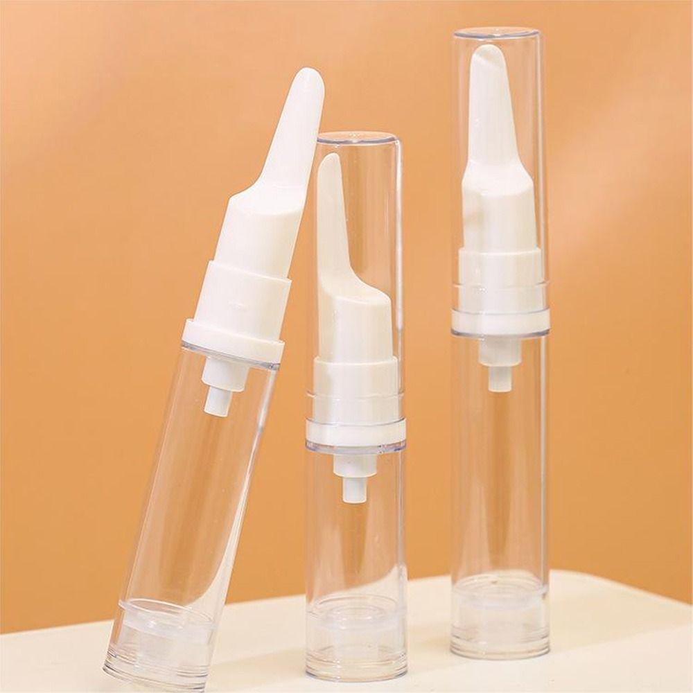 Suyo 5pcs Botol Vacuum Press Portable Wadah Kosmetik Foundation Cair