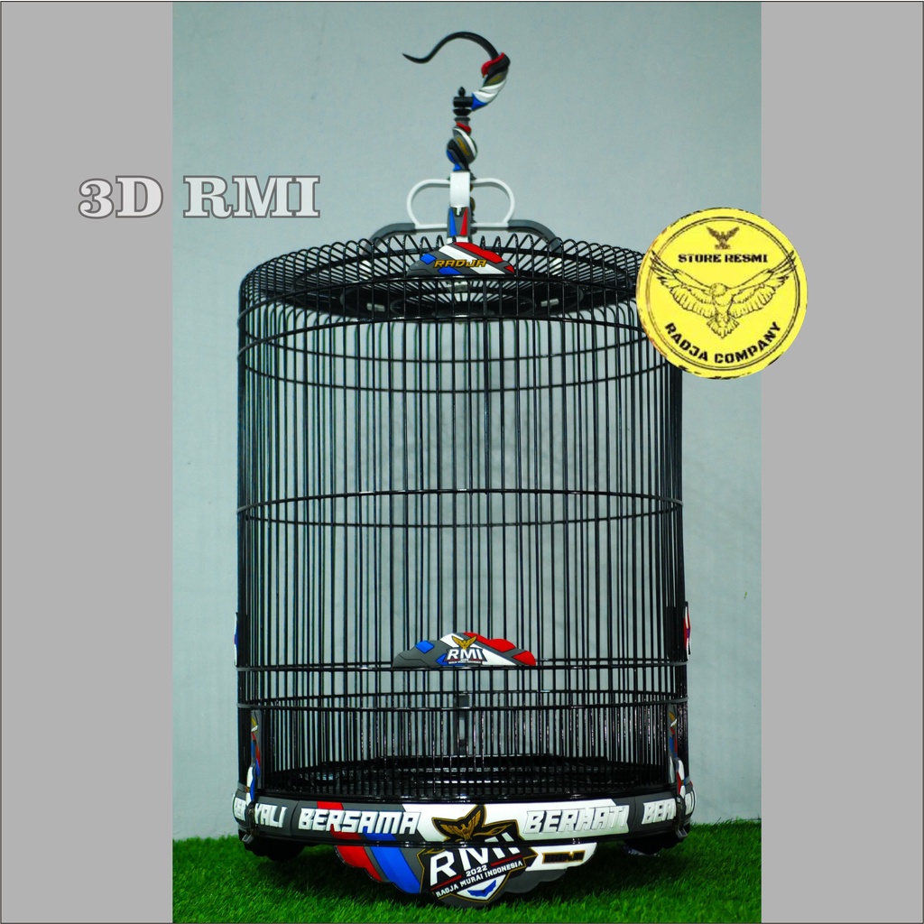 [SANGKAR RADJA] SANGKAR MURAI BATU RMI 3D CARBON SANGKAR BURUNG DIAMETER 58 BERKUALITAS
