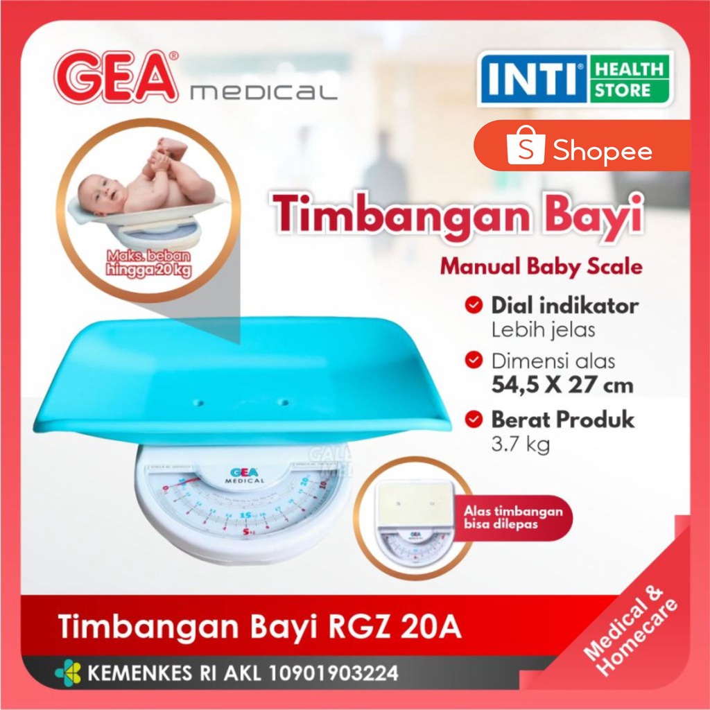 GEA Timbangan Bayi RGZ 20A / Alat Ukur Berat Badan Bayi